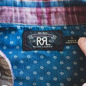 Double RL Men's Plaid Button Up